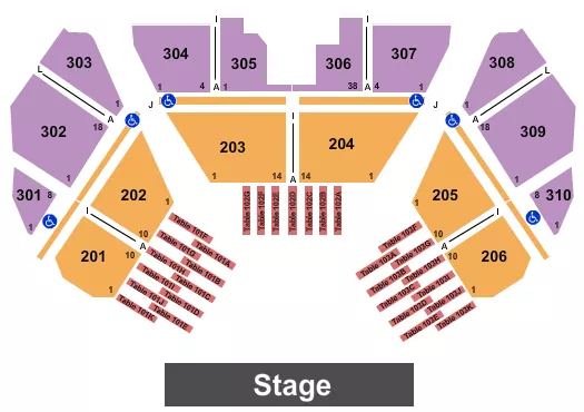 DESERT DIAMOND CASINO SAHUARITA MMA Seating Map Seating Chart