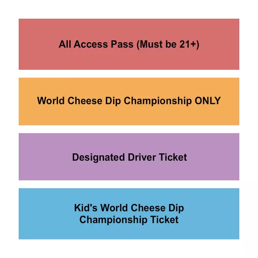 DICKEY STEPHENS PARK CHEESE DIP Seating Map Seating Chart