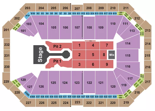 JOSIAH QUEEN Seating Map Seating Chart