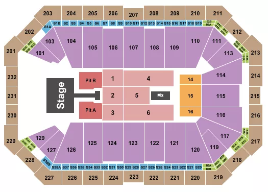 KELSEA BALLERINI Seating Map Seating Chart