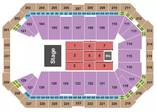 LINDSEY STIRLING Seating Map Seating Chart