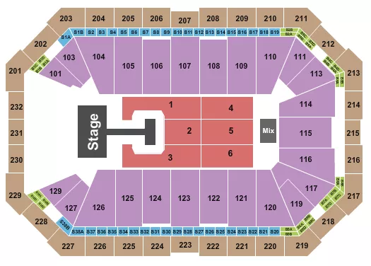 P1HARMONY Seating Map Seating Chart