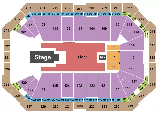 PLAYBOI CARTI Seating Map Seating Chart