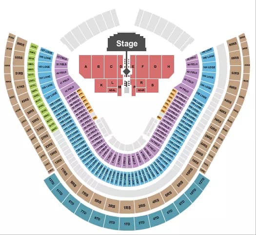 FUERZA REGIDA Seating Map Seating Chart