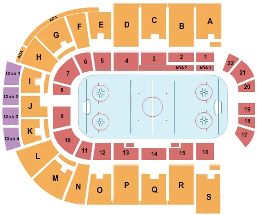 HOCKEY2 Seating Map Seating Chart