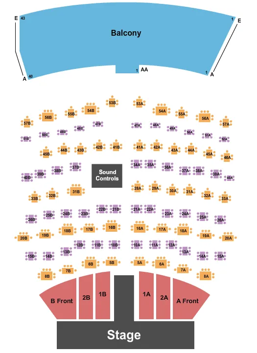 CEELO GREEN Seating Map Seating Chart