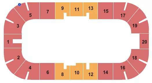 ARENACROSS Seating Map Seating Chart
