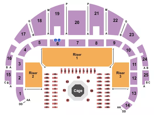 BEATDOWN DOTHAN 2 Seating Map Seating Chart