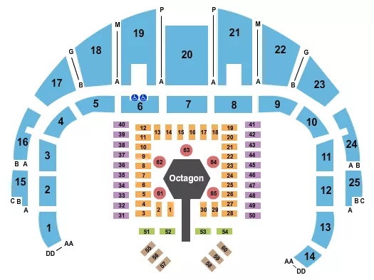 BEATDOWN DOTHAN Seating Map Seating Chart