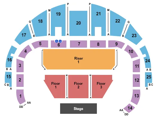 NUTCRACKER Seating Map Seating Chart