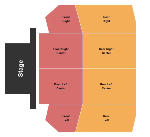 DOUBLETREE BY HILTON READING ENDSTAGE Seating Map Seating Chart