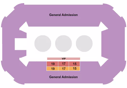 CIRCUS GA Seating Map Seating Chart