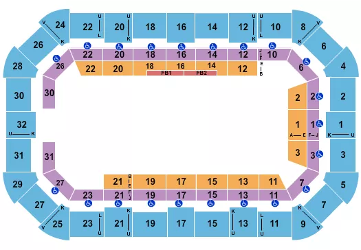 PBR Seating Map Seating Chart