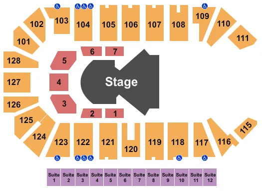 CIRQUE VAREKEI Seating Map Seating Chart