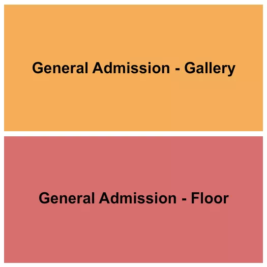 DR PHILLIPS CENTER ALEXIS JIM PUGH THEATER GA FLOOR GA GALLERY Seating Map Seating Chart