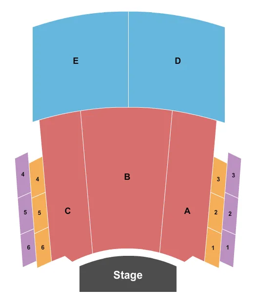 ENDSTAGE 2 Seating Map Seating Chart