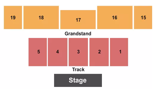 END STAGE Seating Map Seating Chart
