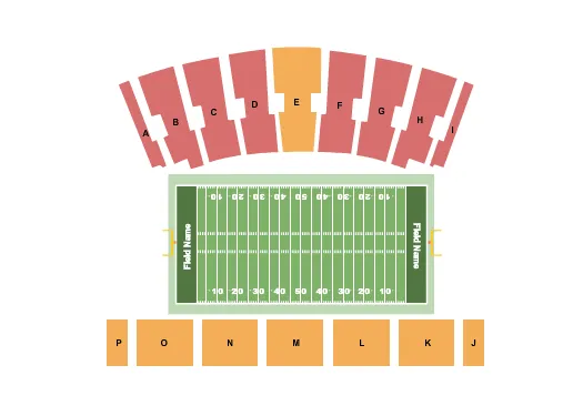 FOOTBALL Seating Map Seating Chart