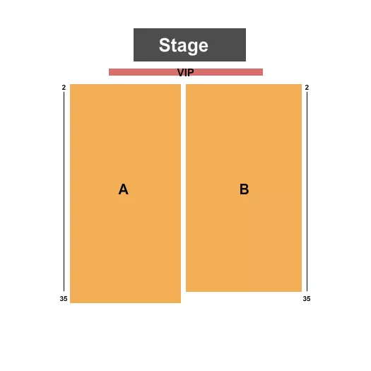 ENDSTAGE 3 Seating Map Seating Chart