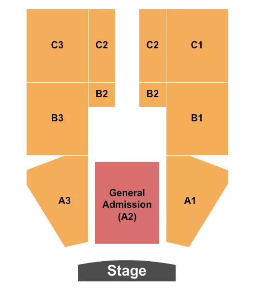 ENDSTAGE GA Seating Map Seating Chart