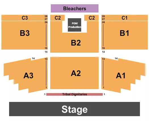 ENDSTAGE RSV Seating Map Seating Chart