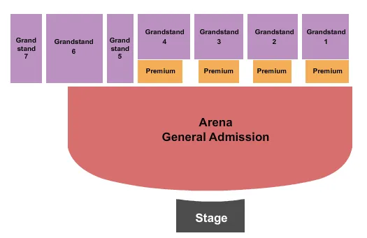 ENDSTAGE GA Seating Map Seating Chart