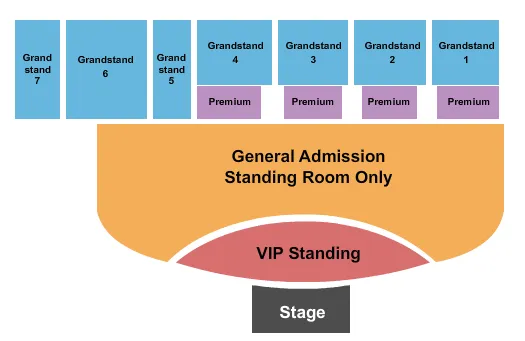ENDSTAGE 2 Seating Map Seating Chart