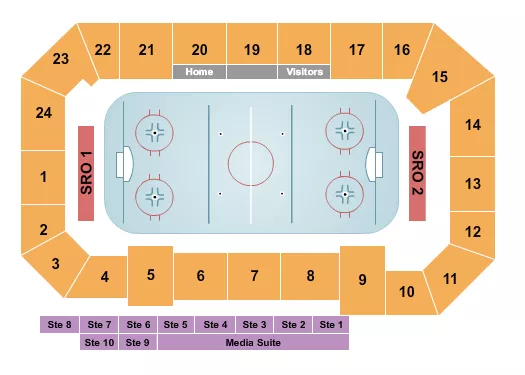 HOCKEY 2 Seating Map Seating Chart