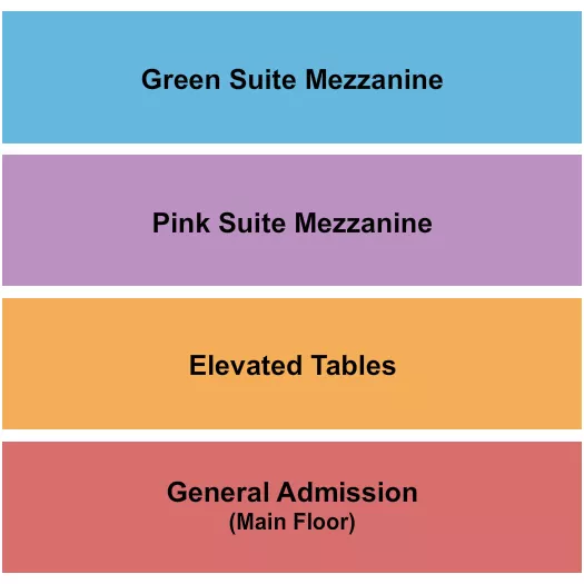 GA TABLES MEZZ Seating Map Seating Chart