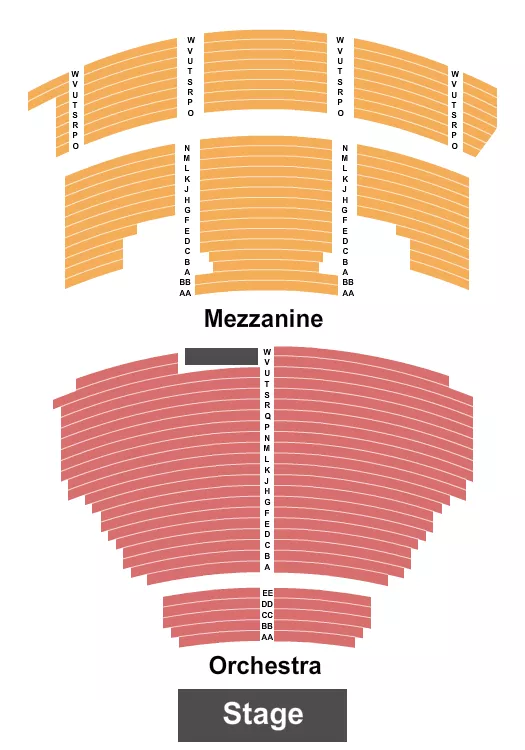 ENDSTAGE 4 Seating Map Seating Chart