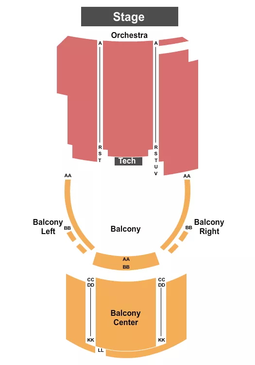 END STAGE 2 Seating Map Seating Chart