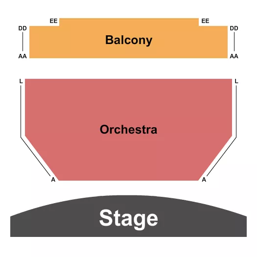 ENDSTAGE Seating Map Seating Chart