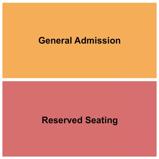 RESERVED GA Seating Map Seating Chart