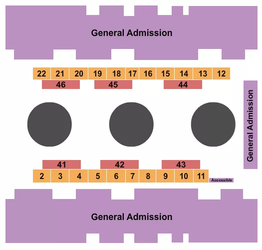 CIRCUS 2 Seating Map Seating Chart