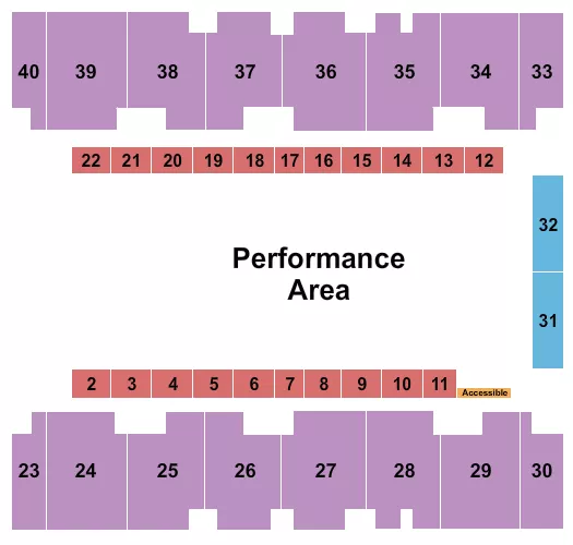 MONSTER X Seating Map Seating Chart