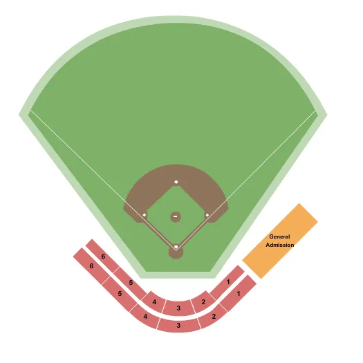 BASEBALL Seating Map Seating Chart