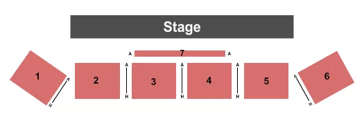 END STAGE Seating Map Seating Chart