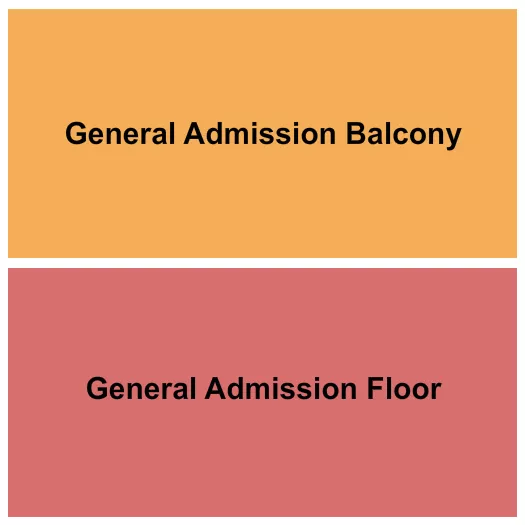 EMERSON CENTER FOR THE ARTS CULTURE GA FLOOR GA BALCONY Seating Map Seating Chart