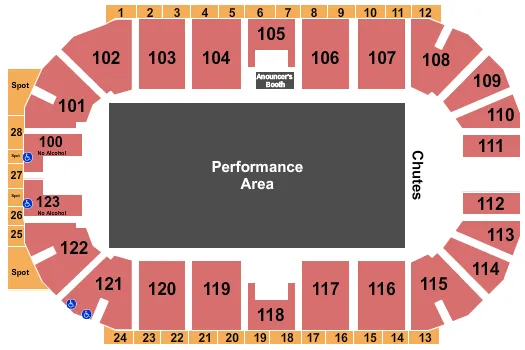 OPEN FLOOR Seating Map Seating Chart
