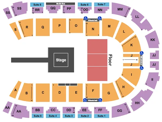 VISITLETHBRIDGECOM ARENA BOXING Seating Map Seating Chart