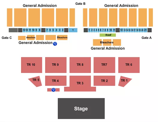 ENDSTAGE 2 Seating Map Seating Chart