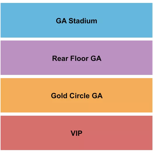 VIP GOLD STADIUM Seating Map Seating Chart