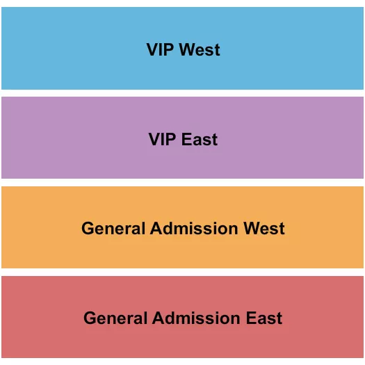 GA VIP EAST WEST Seating Map Seating Chart