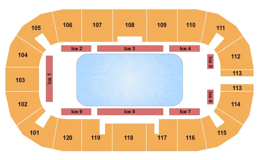 THANK YOU CANADA TOUR Seating Map Seating Chart