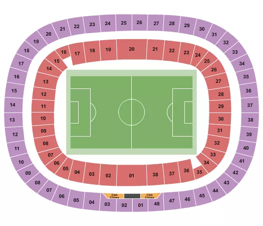 SOCCER Seating Map Seating Chart