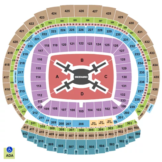 BTS Seating Map Seating Chart