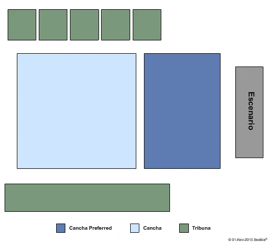 SUMMER FEST Seating Map Seating Chart
