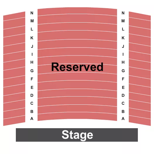 ENDSTAGE Seating Map Seating Chart