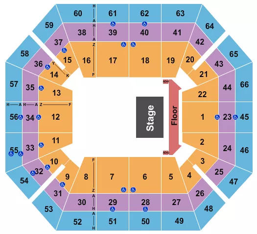 QUARTER HOUSE Seating Map Seating Chart
