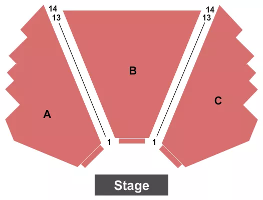 F OTTO HAAS STAGE AT ARDEN THEATRE COMPANY ENDSTAGE 2 Seating Map Seating Chart